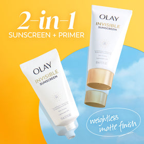 Olay creamy lightweight texture swatch demonstrating quick absorption benefit