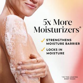 Olay label close-up highlighting Vitamin B3 and hyaluronic blend for barrier support