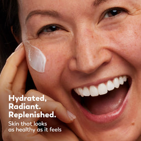 Olay label ingredients and size highlighting clear product information