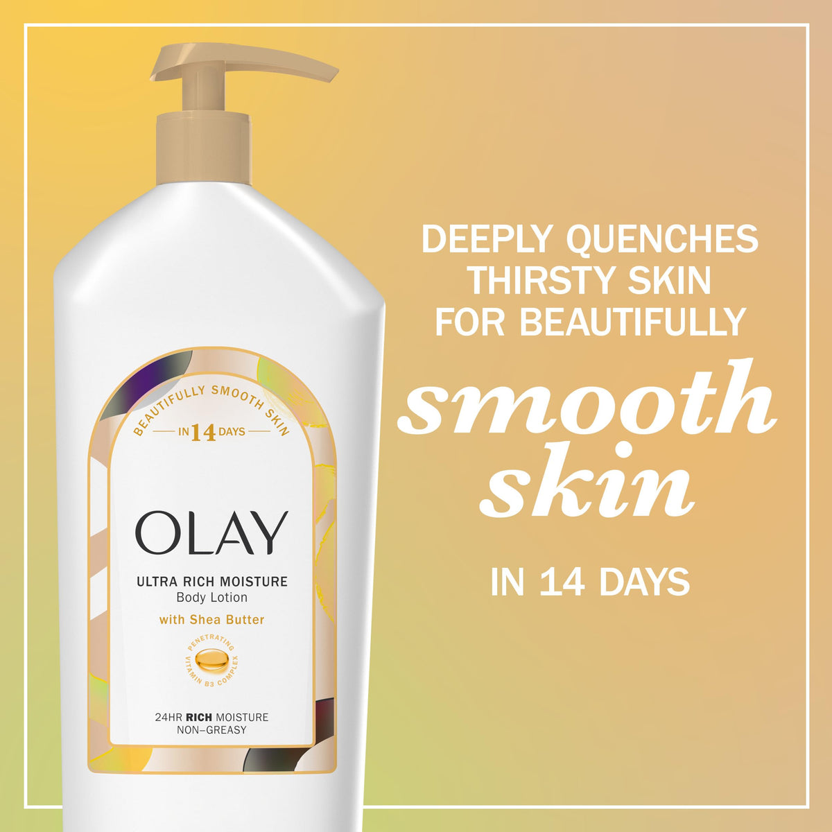 Olay lotion in hand being applied for fast absorption and comfort