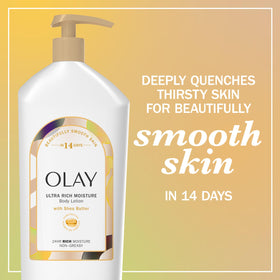 Olay lotion in hand being applied for fast absorption and comfort