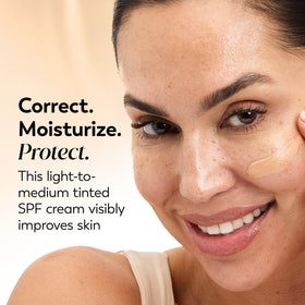 Olay Total Effects tube on bathroom vanity showing everyday use and accessibility