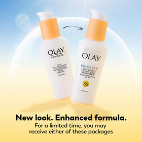 Olay cap open with cream texture visible for quick absorption benefit