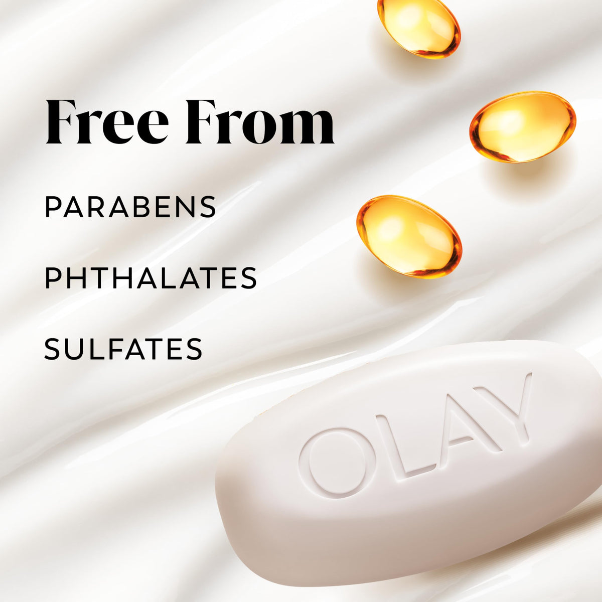 Olay pack of eight arranged to show value and consistent skincare supply