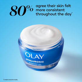 Olay packaging back view displaying formulations and usage directions for clarity