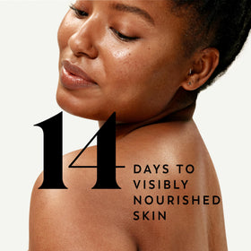 Olay body wash being poured and foamed in a hand for easy use