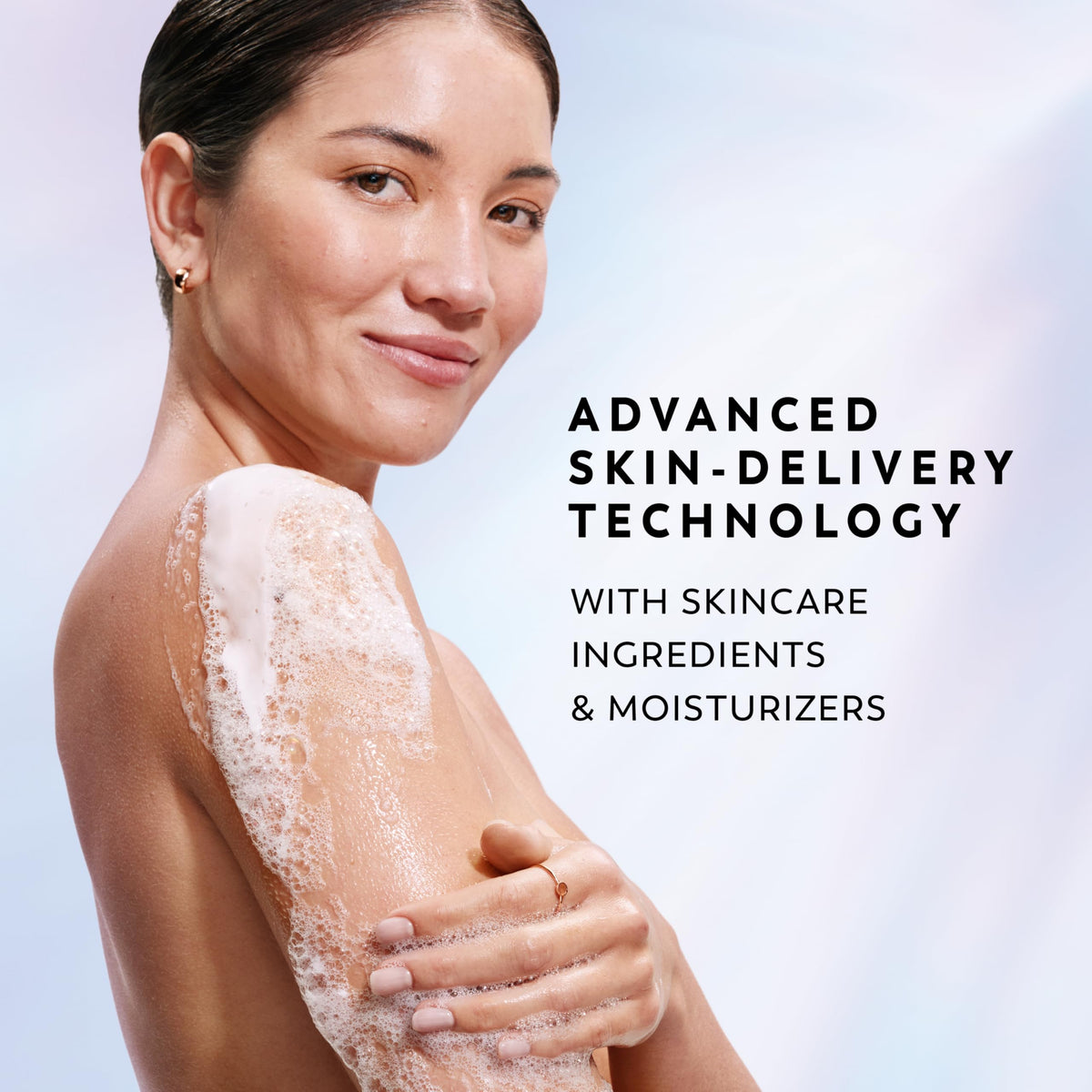 Olay pump dispensing product for easy controlled use and convenience