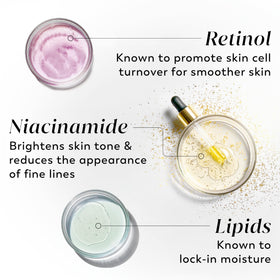 Olay pump dispensing lotion onto hand for fast absorption benefit