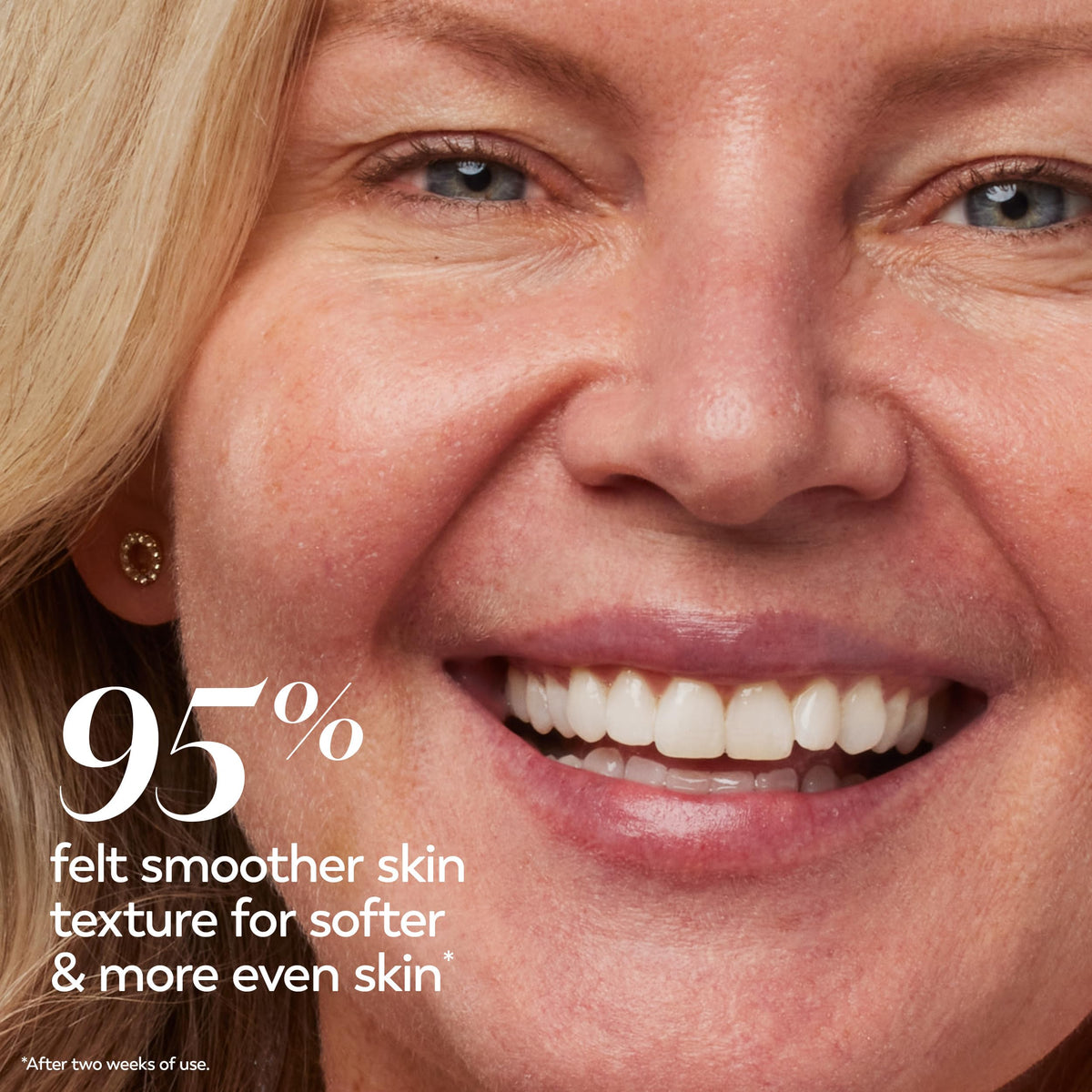 Olay ingredient label close-up highlighting Collagen Peptide benefit