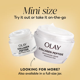 Olay open jar showing cream texture and quick-absorbing finish