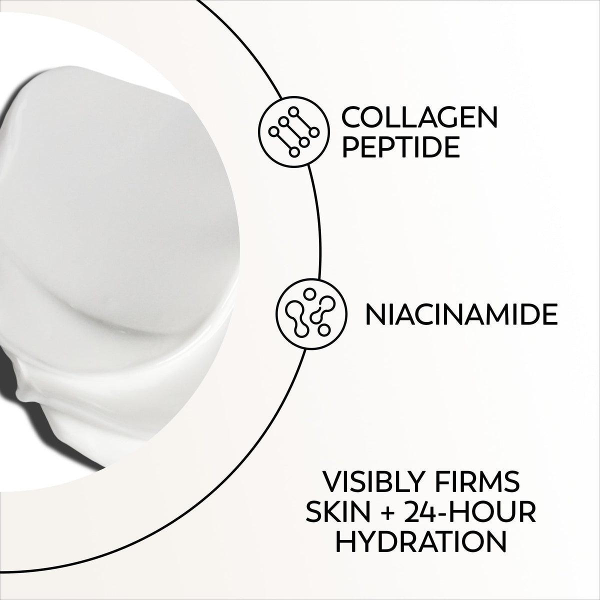 Olay cream being scooped with thumb for precise application benefit