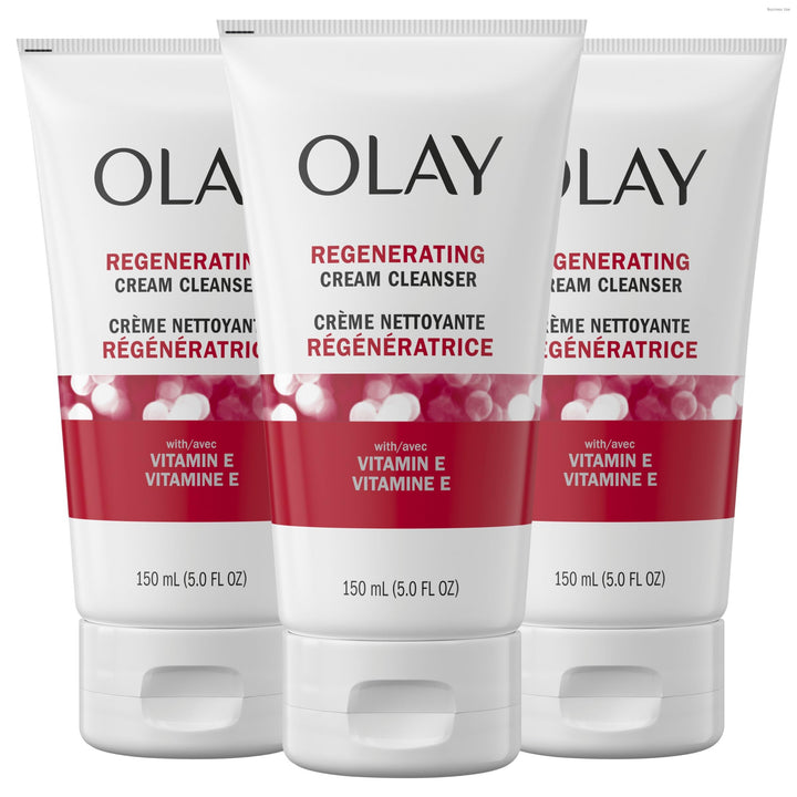 Olay front packaging showing product and benefits