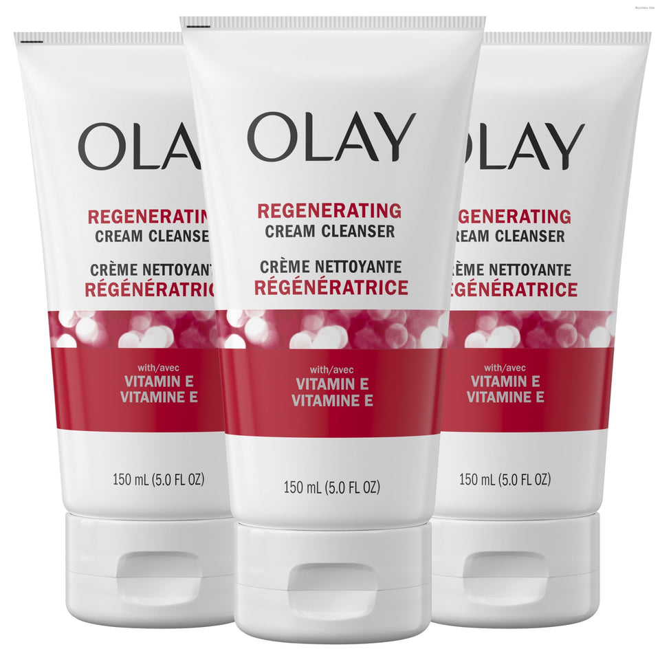 Olay front packaging showing product and benefits