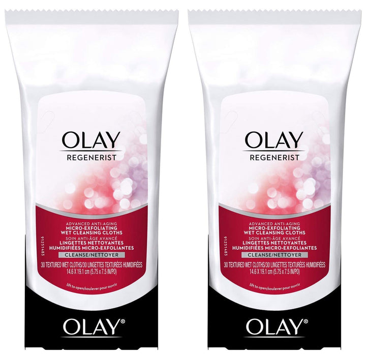 Olay Regenerist front packaging showing pack design and count