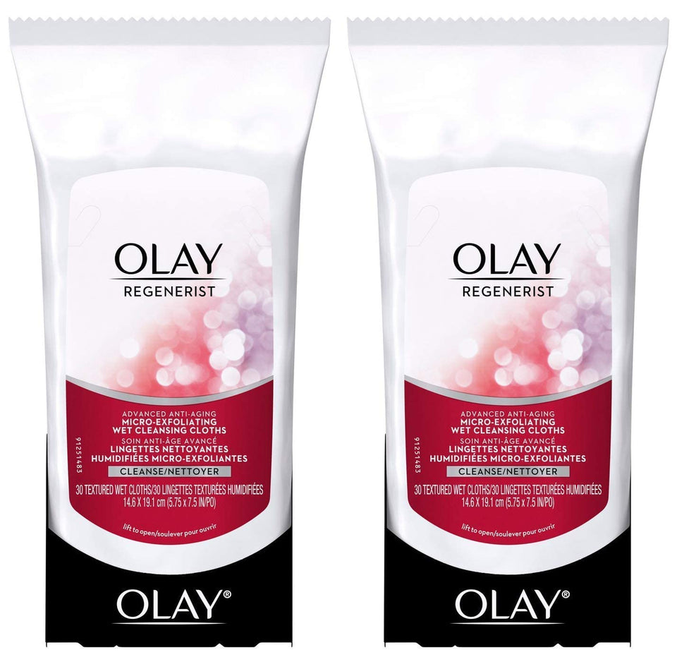 Olay Regenerist front packaging showing pack design and count