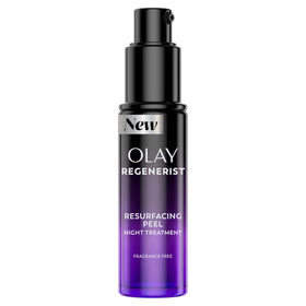 Olay bottle front packaging showing clean design and product benefits