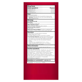 Olay ingredients label closeup highlighting regenerating benefits