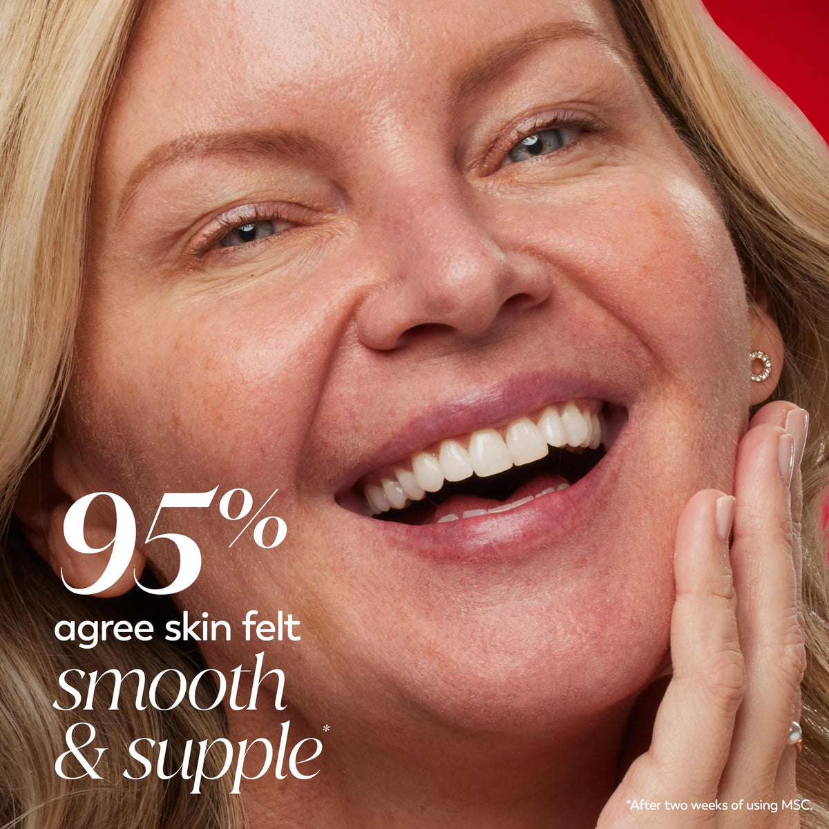 Olay Regenerist held in hand to show 0.5 oz trial size ideal for travel