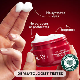 Olay product label and ingredient highlights for informed choice