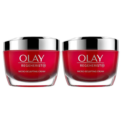 Olay front jar showing cream texture and immediate hydration benefit