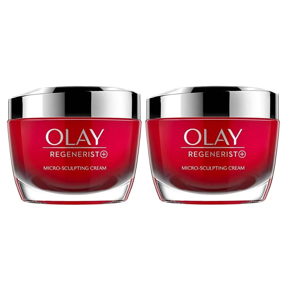 Olay front jar showing cream texture and immediate hydration benefit