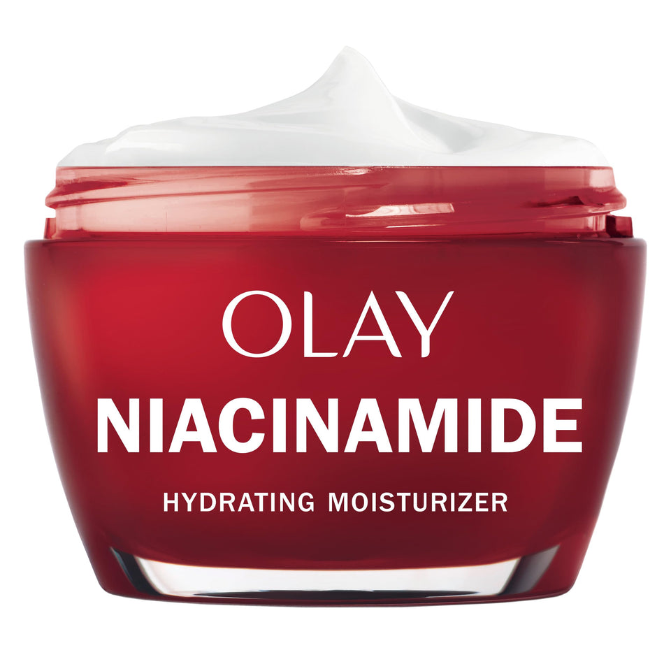 Olay front jar showing product name and size with firming benefit