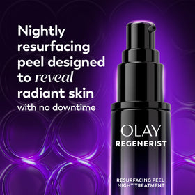 Olay close-up of serum texture highlighting lightweight, hydrating feel