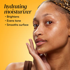 Olay label showing active ingredients Vitamin C niacinamide lactic acid