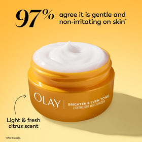 Olay 2 oz jar next to a coin for scale indicating travel-friendly size