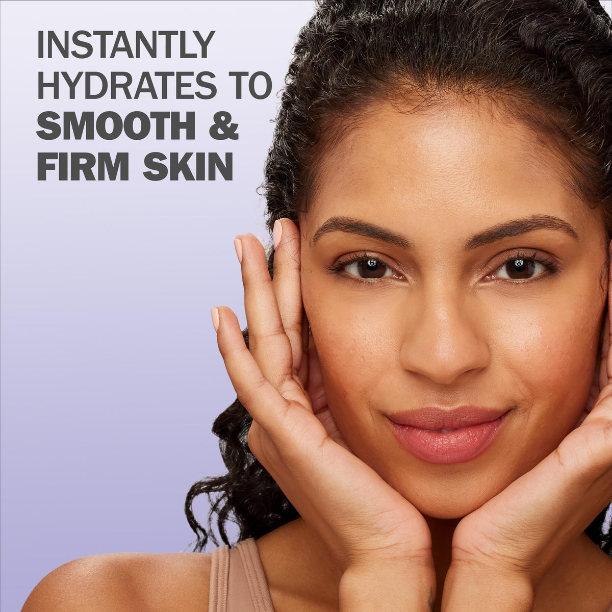 Olay serum texture close-up showing lightweight absorbent feel for hydration