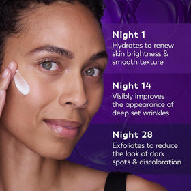 Olay close-up on cream sheen highlighting peptide-enriched hydration