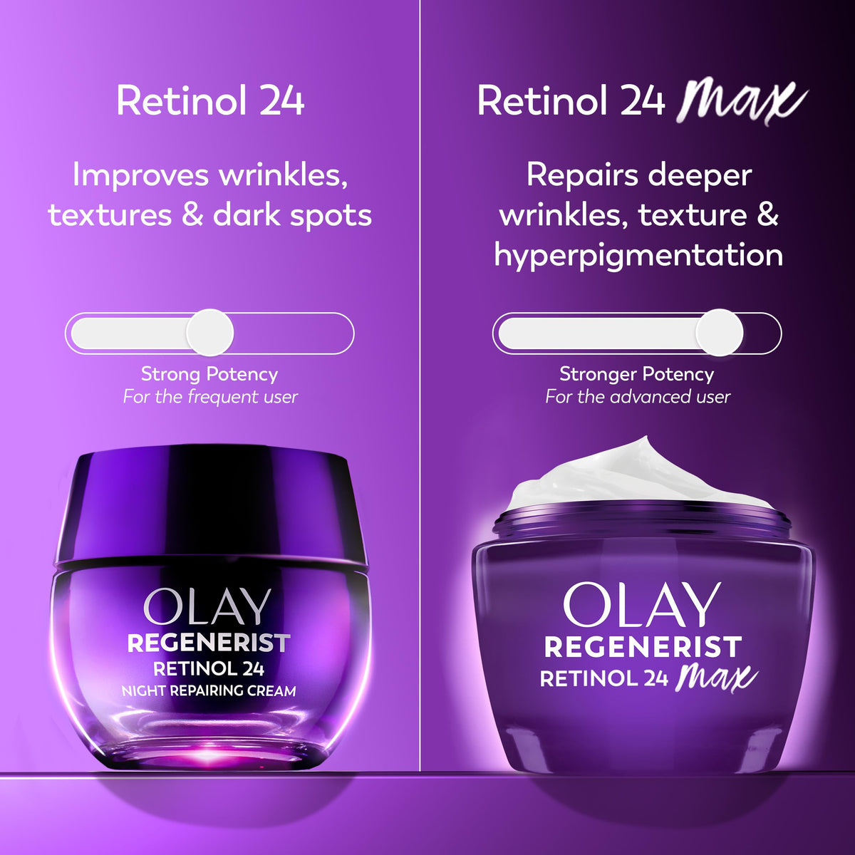 Olay ingredient concept with niacinamide emphasizing brighter tone