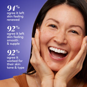 Olay jar held in hand to show 0.5 oz travel-size convenience
