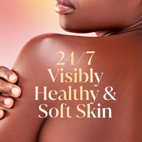 Olay rich creamy lather on palm showing hydration and luxurious texture