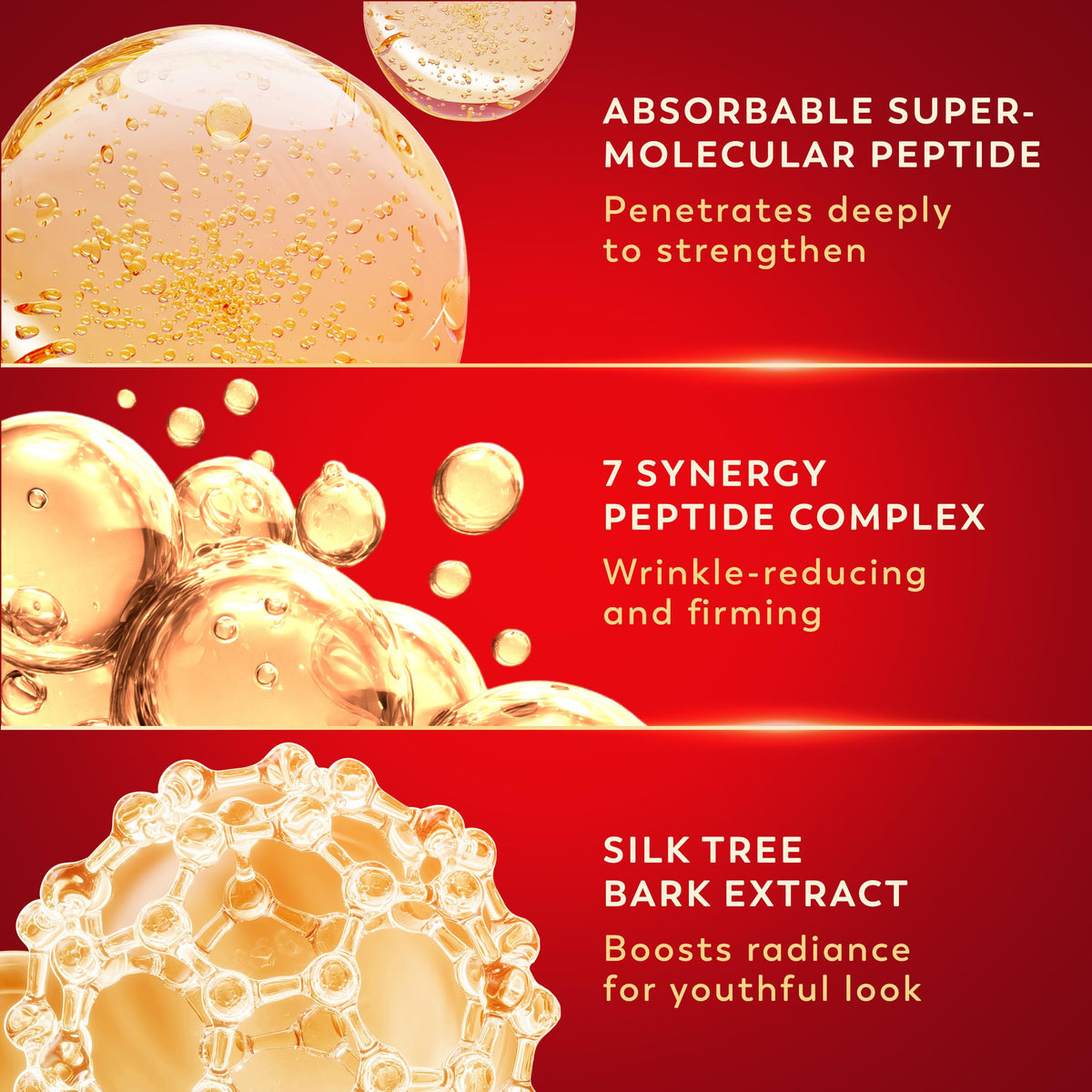 Olay Science model applying cream to cheek demonstrating smooth application benefit