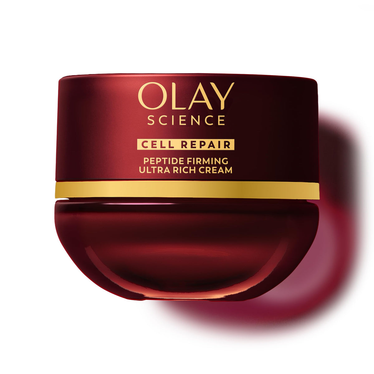 Olay Science front jar showing premium packaging and clear product identity benefit