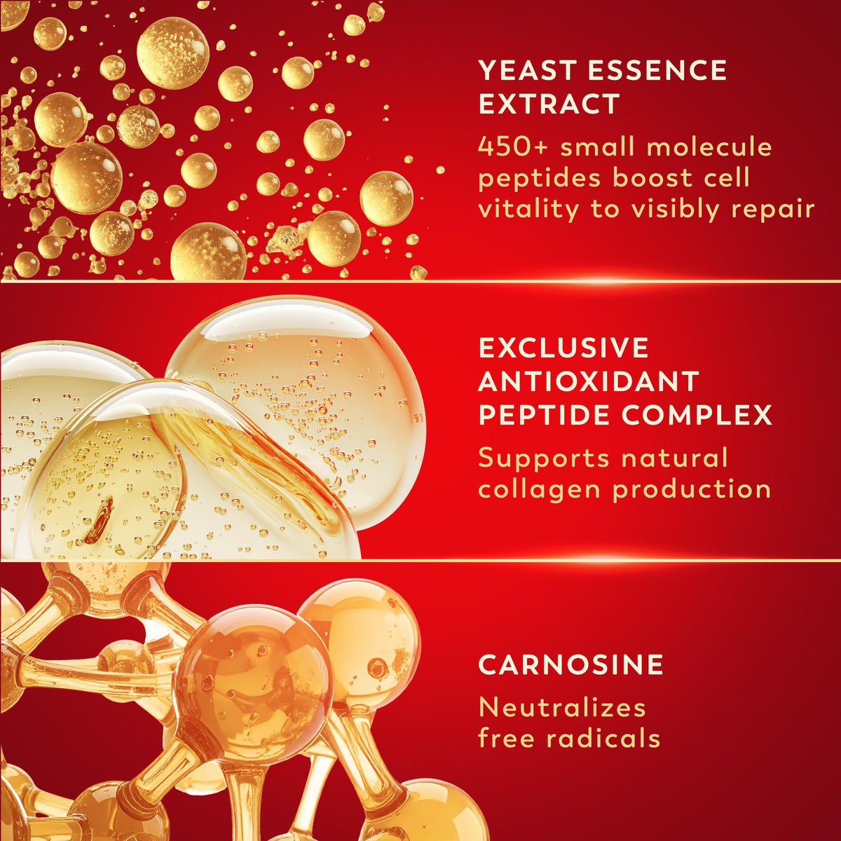 Olay Science cap and dispenser close-up showing precision application benefit