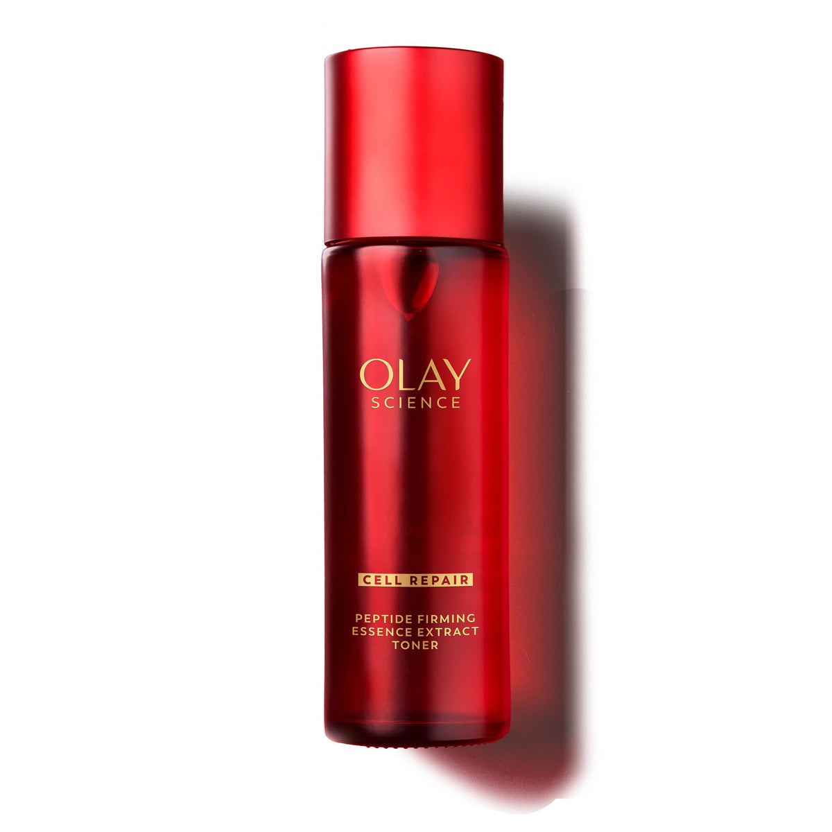 Olay Science front bottle showing sleek design and hydration benefit
