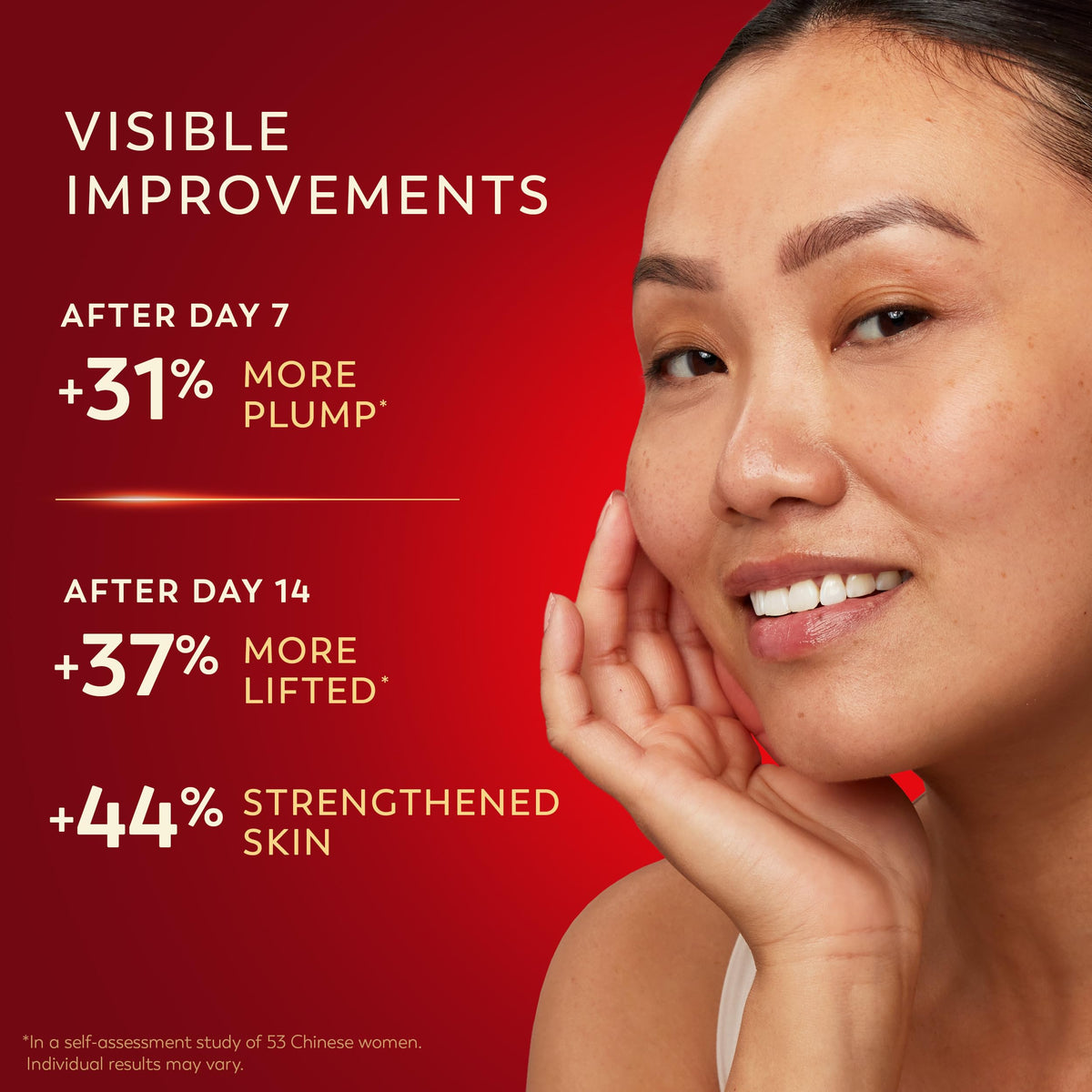 Olay Science applying toner to hand demonstrating gentle prep and hydration benefit
