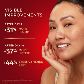 Olay Science applying toner to hand demonstrating gentle prep and hydration benefit