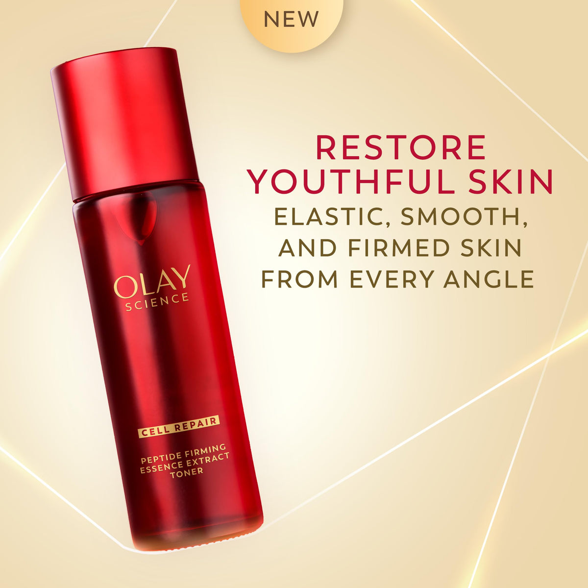 Olay Science texture drop showing lightweight essence for fast absorption benefit
