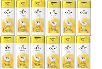 Olay travel body wash front packaging showing compact 3 oz bottle and label benefit