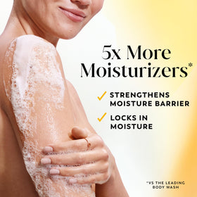 Olay shea butter texture close-up highlighting rich moisturizing feel