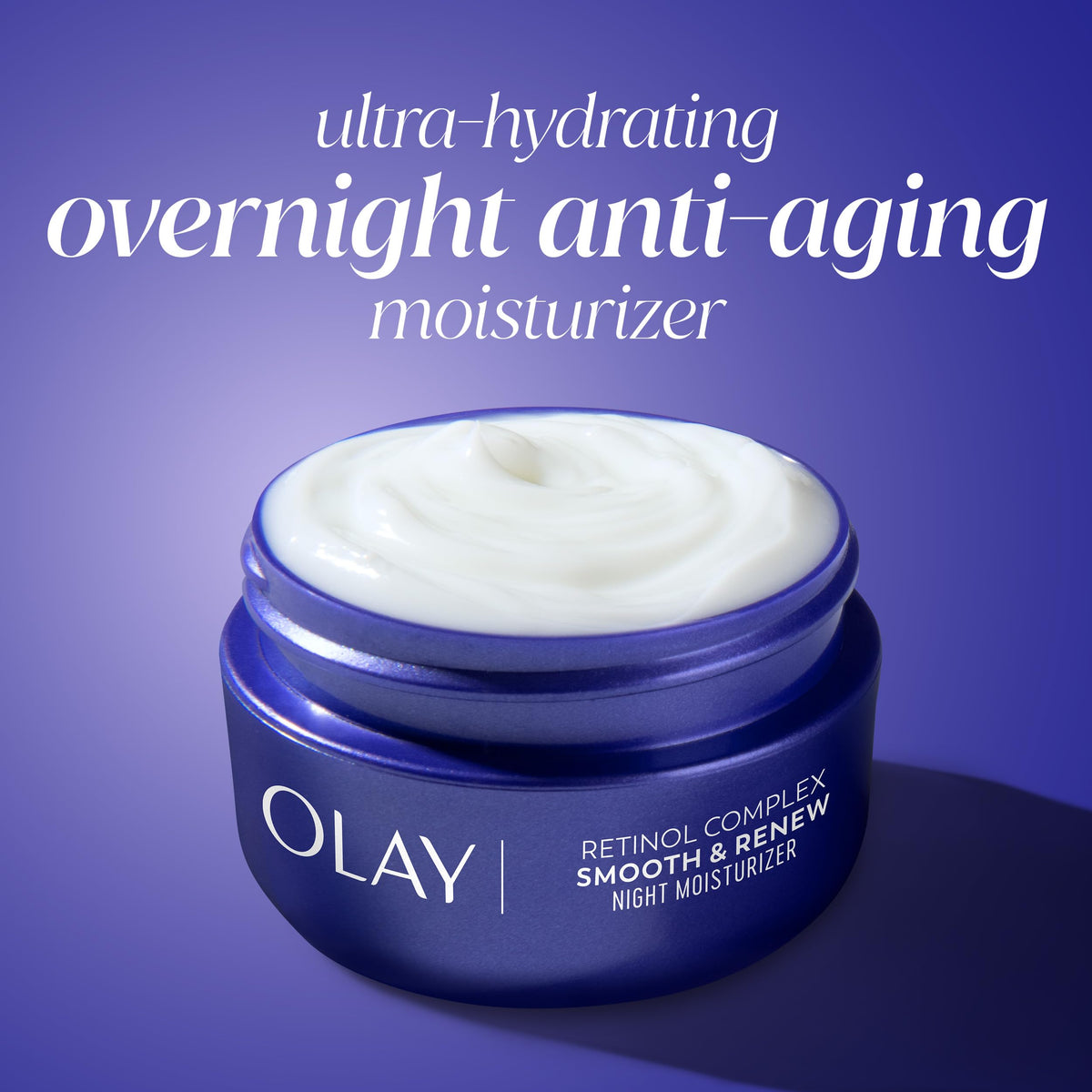 Olay side label highlighting ingredients list for transparent benefits