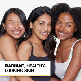 Olay side profile label detail showing claims and ingredient clarity