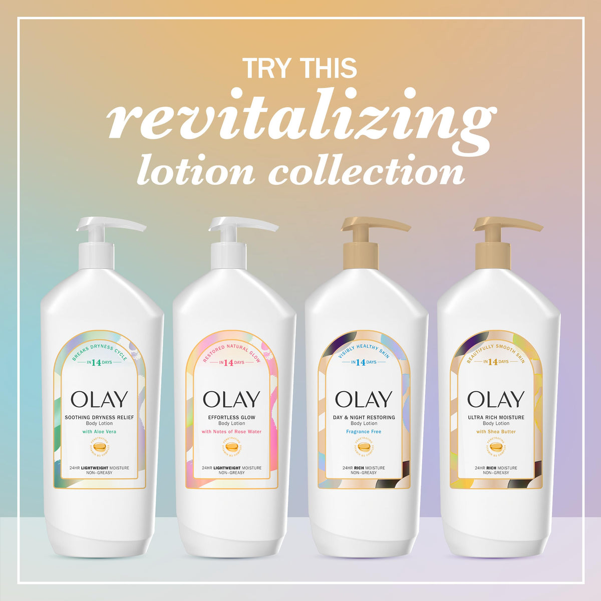 Olay size comparison with hand to show 18 fl oz scale