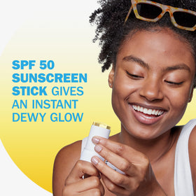 Olay twist-up stick detail demonstrating easy precise application for quick touch-ups