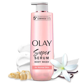 Olay front bottle showing product name and 20 fl oz size for clear recognition