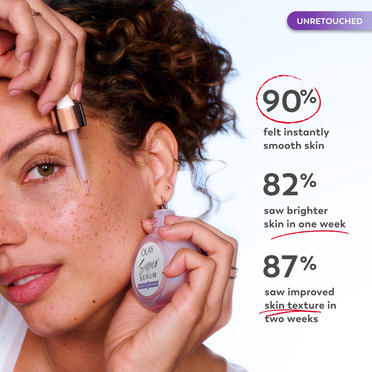 Olay ingredient graphic featuring niacinamide and active benefits