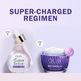 Olay ingredient label close-up highlighting transparent formulation benefit